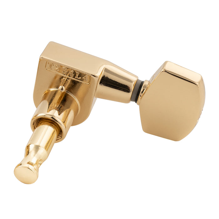 Musiclily Pro R18T-15 Single 18:1 Ratio 1-Pin Full Sealed Machine Head Treble Side Tuner Tuning Peg Key with Big Hex Button for Taylor Style Acoustic Guitar