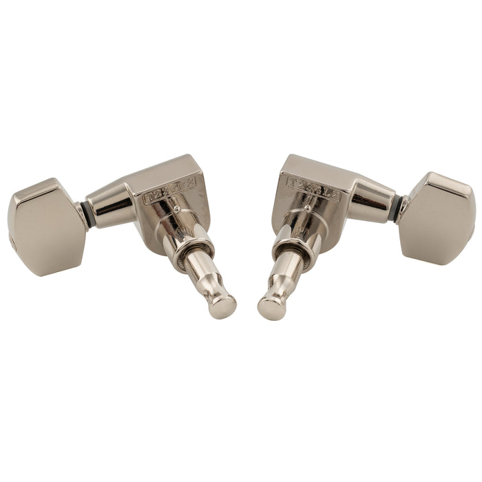 Musiclily Pro R18T-15 3R3L 18:1 Ratio 1-Pin Full Sealed Machine Heads Tuners Tuning Pegs Keys with Big Hex Button for Taylor Style Acoustic Guitar