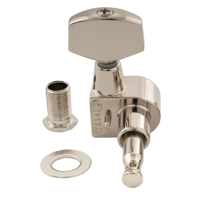 Musiclily Pro R18T-15 Single 18:1 Ratio 1-Pin Full Sealed Machine Head Treble Side Tuner Tuning Peg Key with Big Hex Button for Taylor Style Acoustic Guitar
