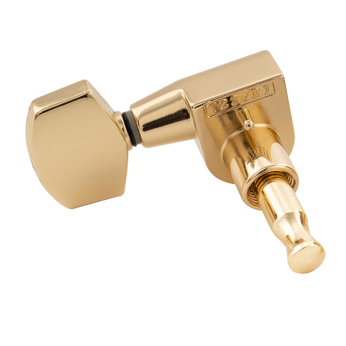 Musiclily Pro R18T-15 Single 18:1 Ratio 1-Pin Full Sealed Machine Head Bass Side Tuner Tuning Peg Key with Big Hex Button for Taylor Style Acoustic Guitar