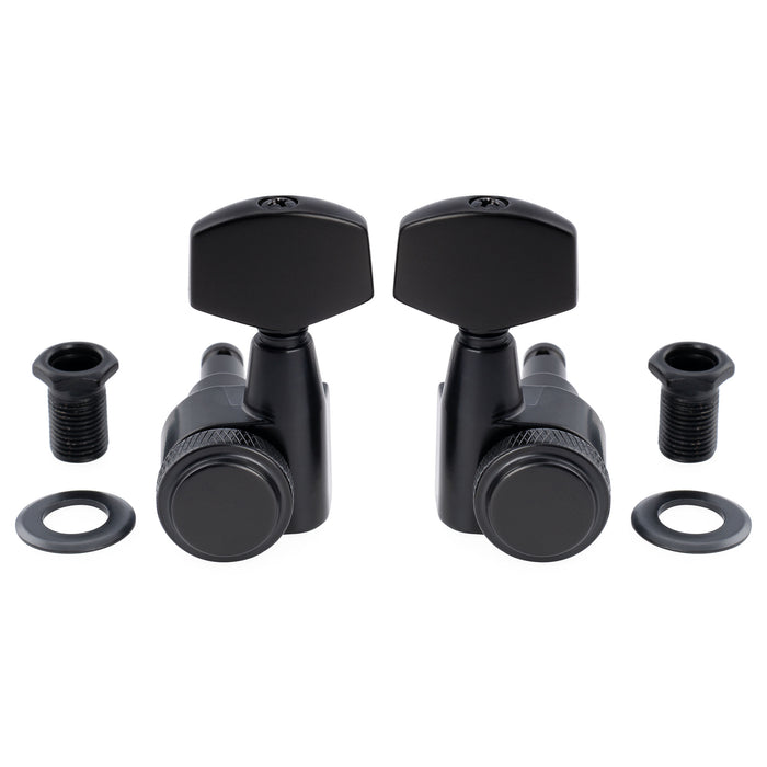 Musiclily Pro R18T-16 3R3L 18:1 1ピン ロッキングギターチューナー ペグ 大六角ボタン付き テイラー(Taylor)スタイル アコースティックギター用