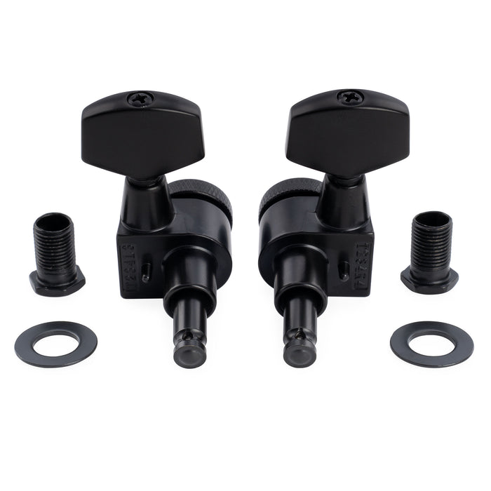 Musiclily Pro R18T-16 3R3L 18:1 1ピン ロッキングギターチューナー ペグ 大六角ボタン付き テイラー(Taylor)スタイル アコースティックギター用