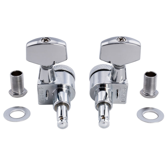 Musiclily Pro R18T-16 3R3L 18:1 1ピン ロッキングギターチューナー ペグ 大六角ボタン付き テイラー(Taylor)スタイル アコースティックギター用