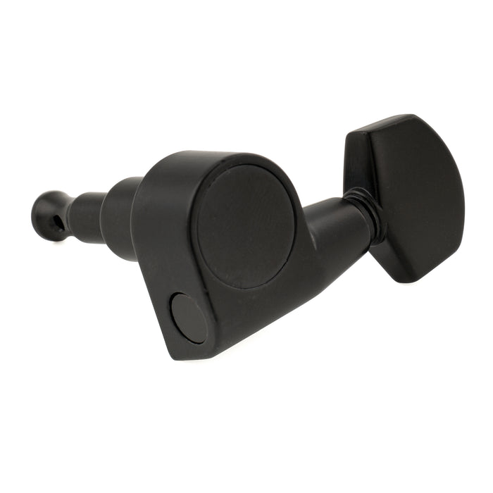 Musiclily Pro R18T-17 Single 18:1 Ratio 1-Pin Full Sealed Machine Head Treble Side Tuner Tuning Peg Key with Hex Button for Squier Strat Tele Style Electric Guitar