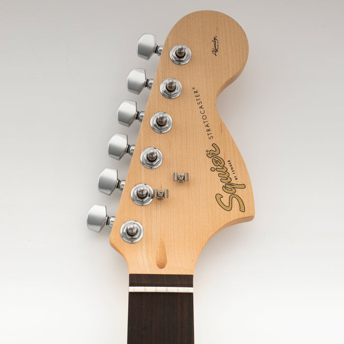 Musiclily Pro R18T-18 Single 18:1 Ratio 1-Pin Full Sealed Machine Head Bass Side Tuner Tuning Peg Key with Hex Button for Squier Strat Tele Style Electric Guitar