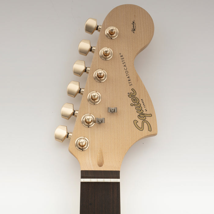 Musiclily Pro R18T-18 6-in-line 18:1 Ratio 1-Pin Full Sealed Machine Heads Tuners Tuning Pegs Keys with Hex Button for Squier Strat Tele Style Electric Guitar