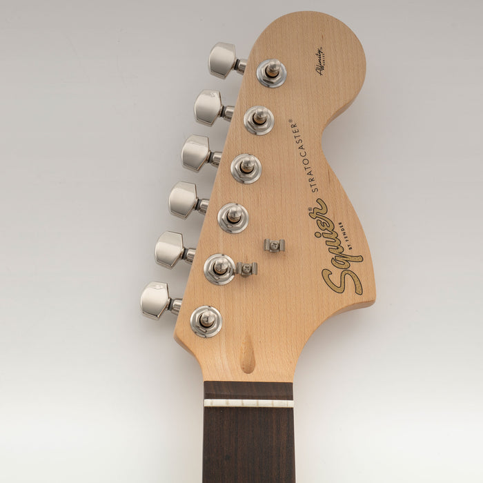 Musiclily Pro R18T-18 Single 18:1 Ratio 1-Pin Full Sealed Machine Head Bass Side Tuner Tuning Peg Key with Hex Button for Squier Strat Tele Style Electric Guitar