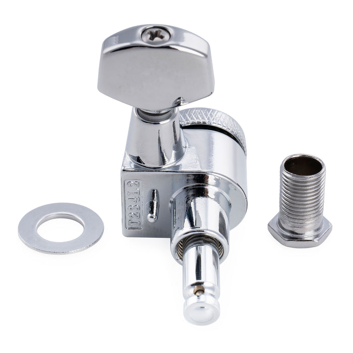 Musiclily Pro R18T-19 für Linkshänder 6-in-line 18:1 Locking-Gitarrenmechaniken Stimmwirbel mit Sechskant-Knopf für E-Gitarre im Squier Strat/Tele-Stil