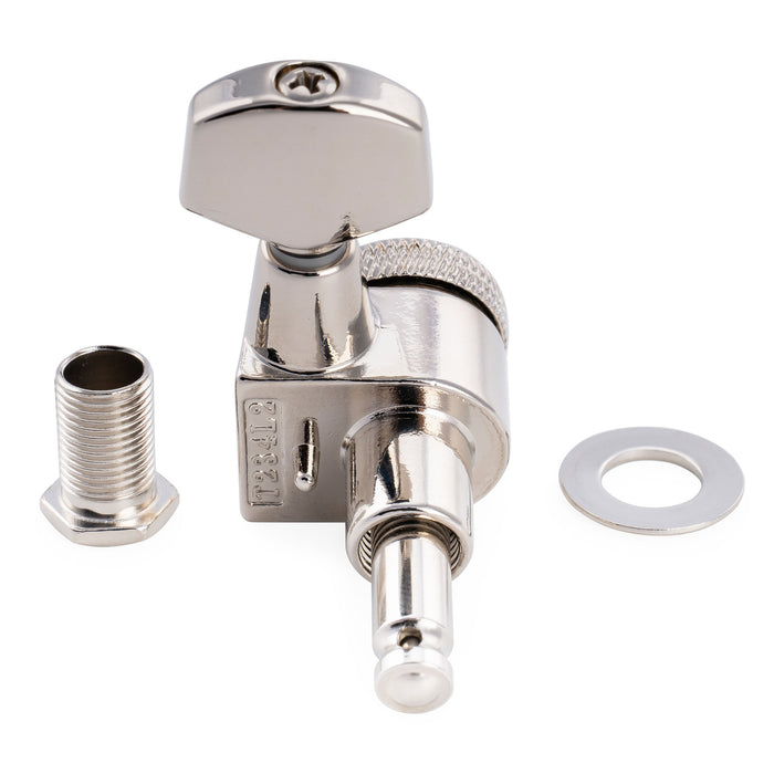 Musiclily Pro R18T-19 für Linkshänder 6-in-line 18:1 Locking-Gitarrenmechaniken Stimmwirbel mit Sechskant-Knopf für E-Gitarre im Squier Strat/Tele-Stil