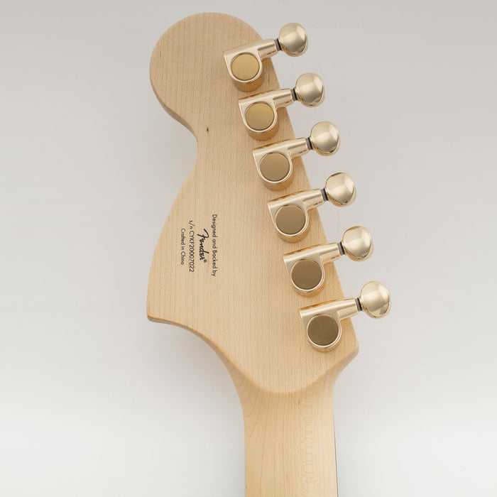 Musiclily Pro R18T-22 Single 18:1 Ratio 1-Pin Full Sealed Machine Head Bass Side Tuner Tuning Peg Key with Vintage Oval Button for Squier Strat Tele Style Electric Guitar