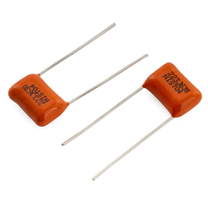Musiclily Pro NISSEI Japan Orange MPE CBB Metallized Polypropylene Film Capacitors .022uF 5% 630V for Electric Guitar Bass (Set of 2)