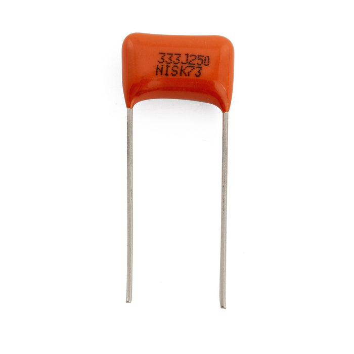 Musiclily Pro NISSEI Japan Orange MPE CBB Metallized Polypropylene Film Capacitors .033uF 5% 250V for Electric Guitar Bass (Set of 10)