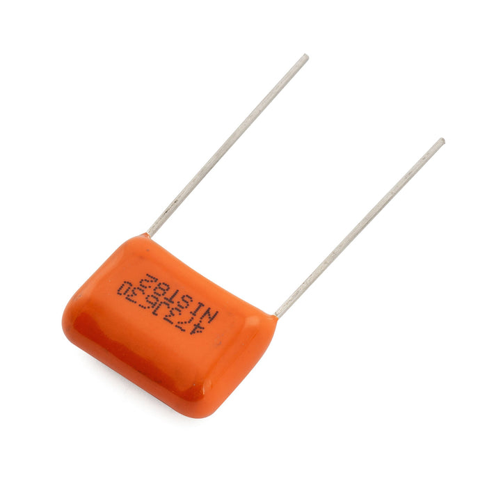 Musiclily Pro NISSEI Japan Orange MPE CBB Metallized Polypropylene Film Capacitors .047uF 5% 630V for Electric Guitar Bass (Set of 10)