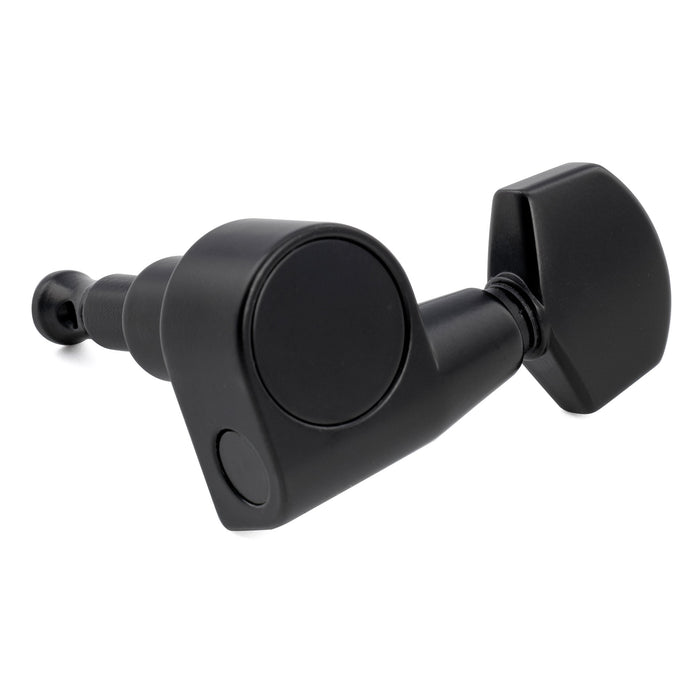 Musiclily Pro R18T-25 Single 18:1 Ratio 2-Pin Full Sealed Machine Head Treble Side Tuner Tuning Peg Key with Hex Button for Squier Strat Tele Style Electric Guitar