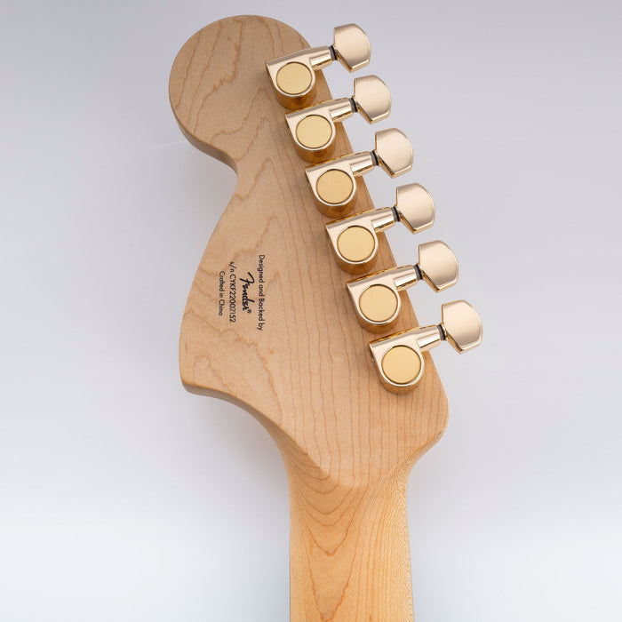 Musiclily Pro R18T-26 6-in-line 18:1 Ratio 2-Pin Full Sealed Machine Heads Tuners Tuning Pegs Keys with Hex Button for Squier Strat Tele Style Electric Guitar