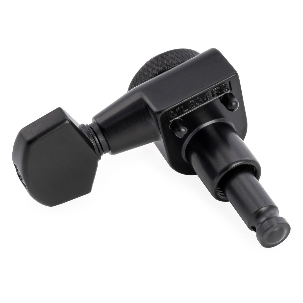 Musiclily Pro R18T-28 Mécaniques à blocage 6 en ligne 18:1, mécaniques 2 broches, chevilles d'accordage, clés pour guitare électrique style Squier Strat Tele