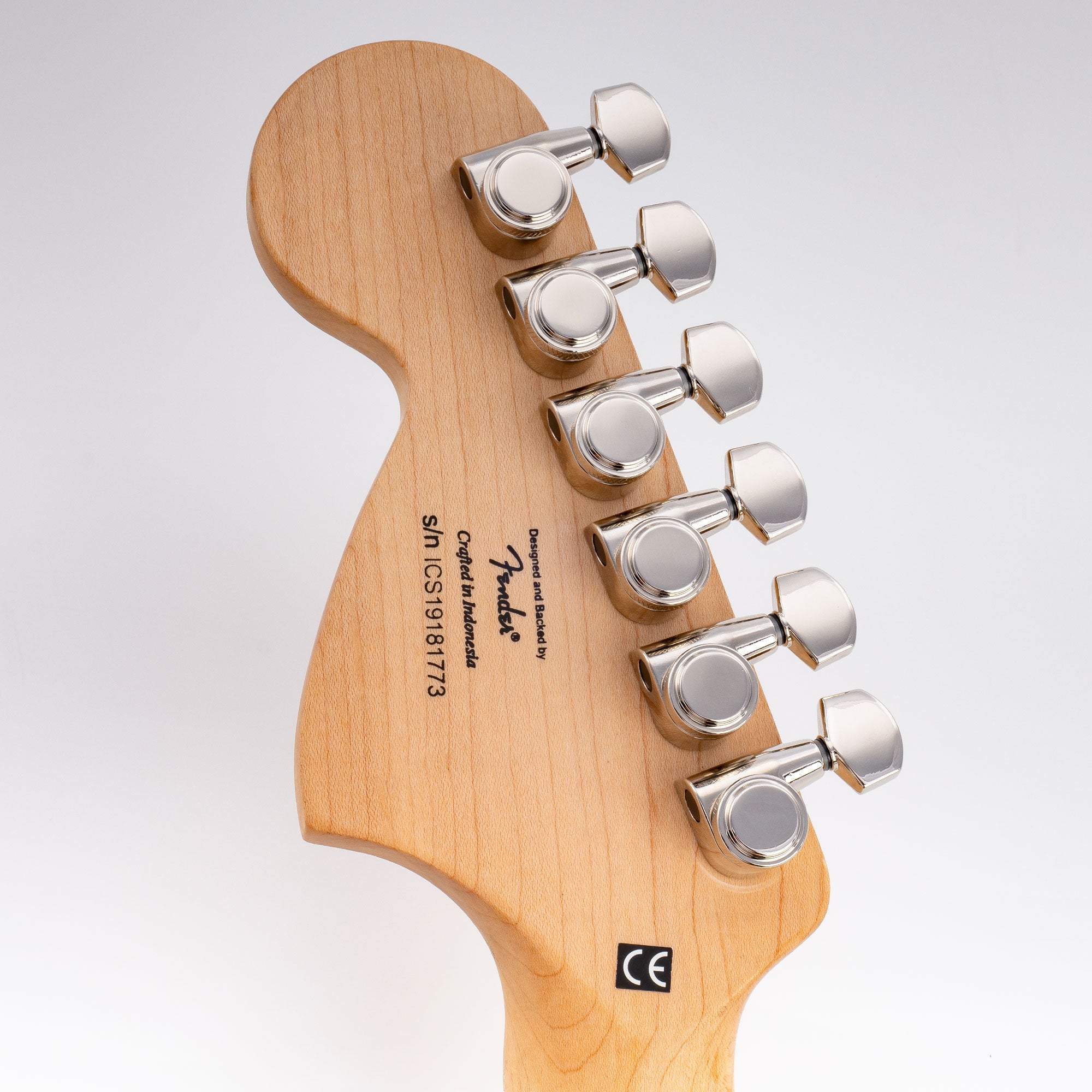 Musiclily Pro R18T-28 Mécaniques à blocage 6 en ligne 18:1, mécaniques 2 broches, chevilles d'accordage, clés pour guitare électrique style Squier Strat Tele