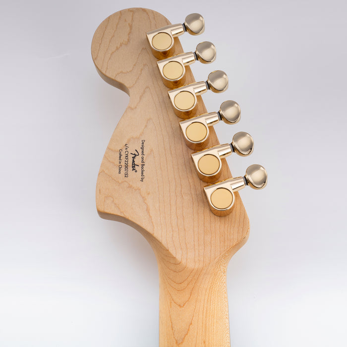 Musiclily Pro R18T-30 Single 18:1 Ratio 2-Pin Full Sealed Machine Head Bass Side Tuner Tuning Peg Key with Vintage Oval Button for Squier Strat Tele Style Electric Guitar