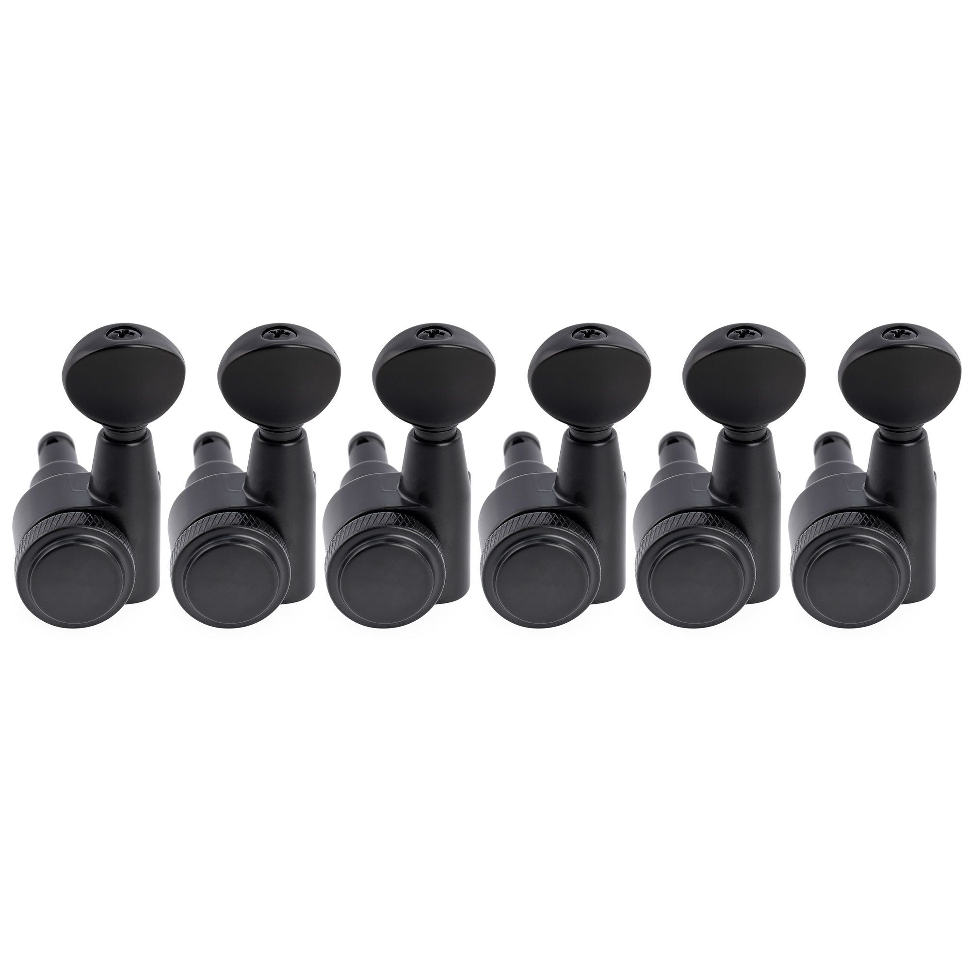 Musiclily Pro R18T-31 mécaniques à blocage gaucher 6 en ligne 18:1 à 2 broches, clés et mécaniques d'accordage pour guitare style Squier Strat Tele