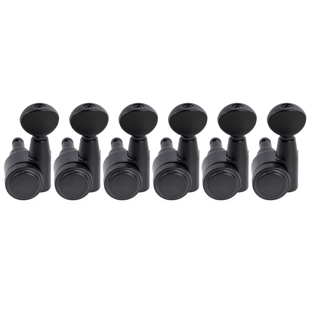 Musiclily Pro R18T-31 mécaniques à blocage gaucher 6 en ligne 18:1 à 2 broches, clés et mécaniques d'accordage pour guitare style Squier Strat Tele