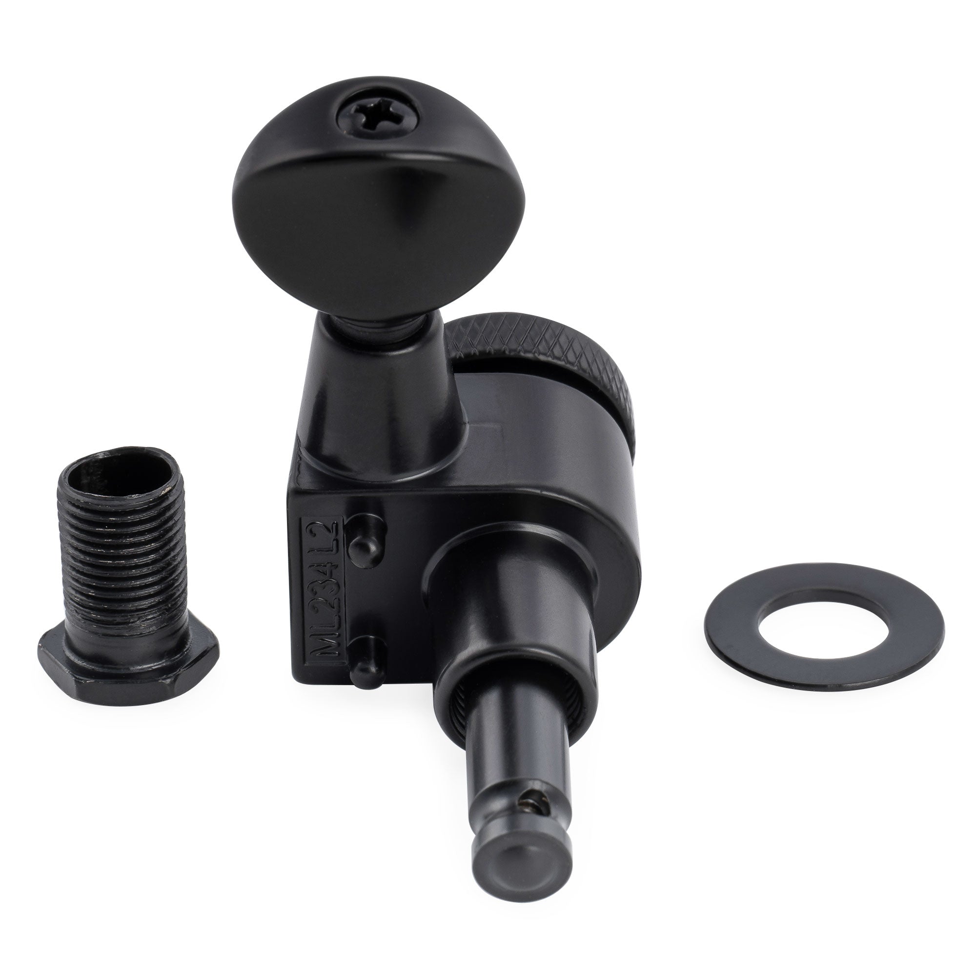Musiclily Pro R18T-31 mécaniques à blocage gaucher 6 en ligne 18:1 à 2 broches, clés et mécaniques d'accordage pour guitare style Squier Strat Tele