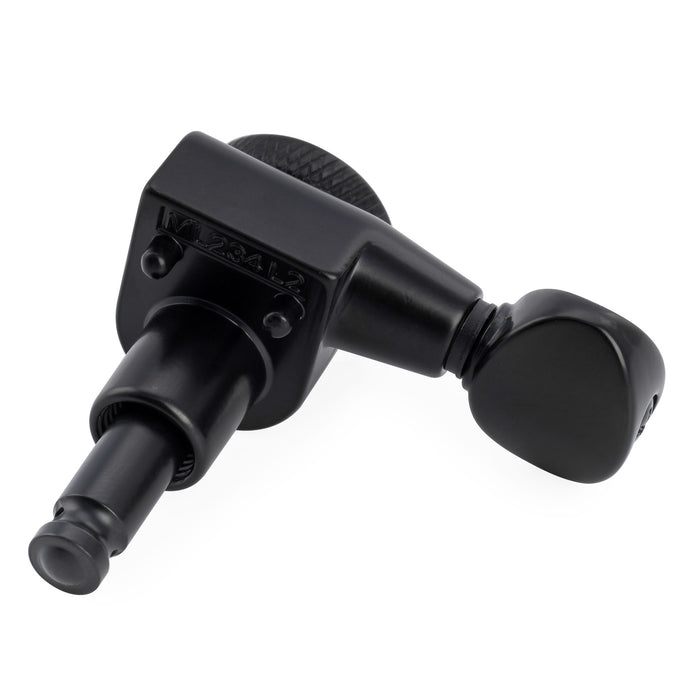 Musiclily Pro R18T-31 Left-Handed 6-in-line 18:1 2-Pin Locking Tuners Tuning Pegs Keys Machine Heads for Squier Strat Tele Style