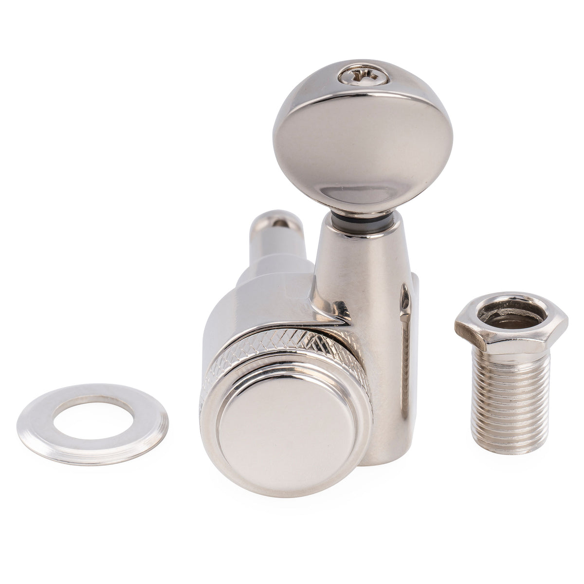 Musiclily Pro R18T-31 mécaniques à blocage gaucher 6 en ligne 18:1 à 2 broches, clés et mécaniques d'accordage pour guitare style Squier Strat Tele
