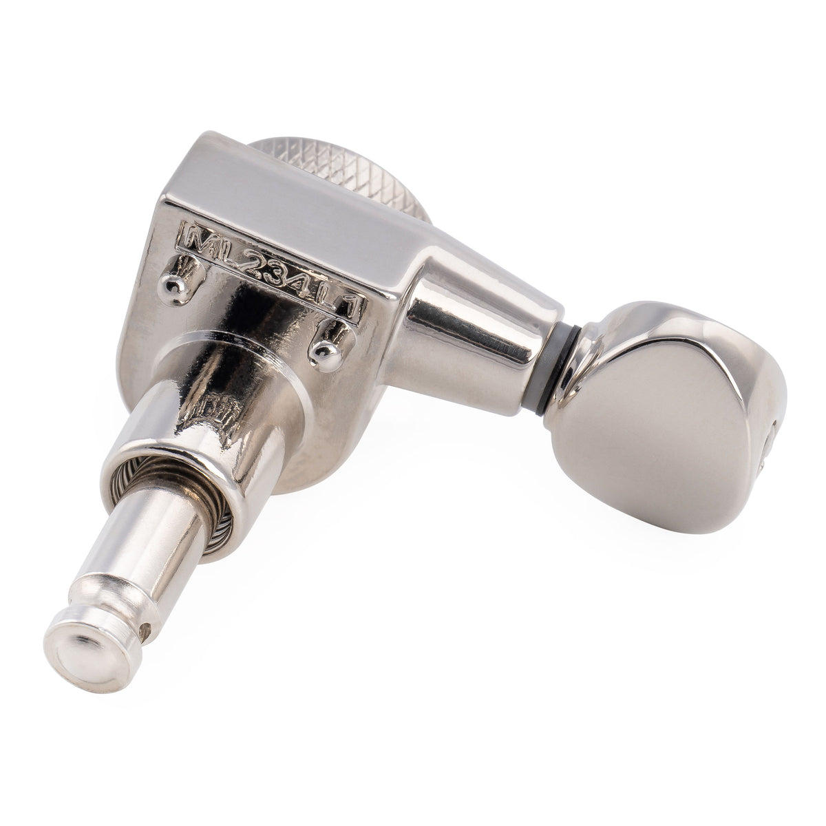 Musiclily Pro R18T-31 mécaniques à blocage gaucher 6 en ligne 18:1 à 2 broches, clés et mécaniques d'accordage pour guitare style Squier Strat Tele