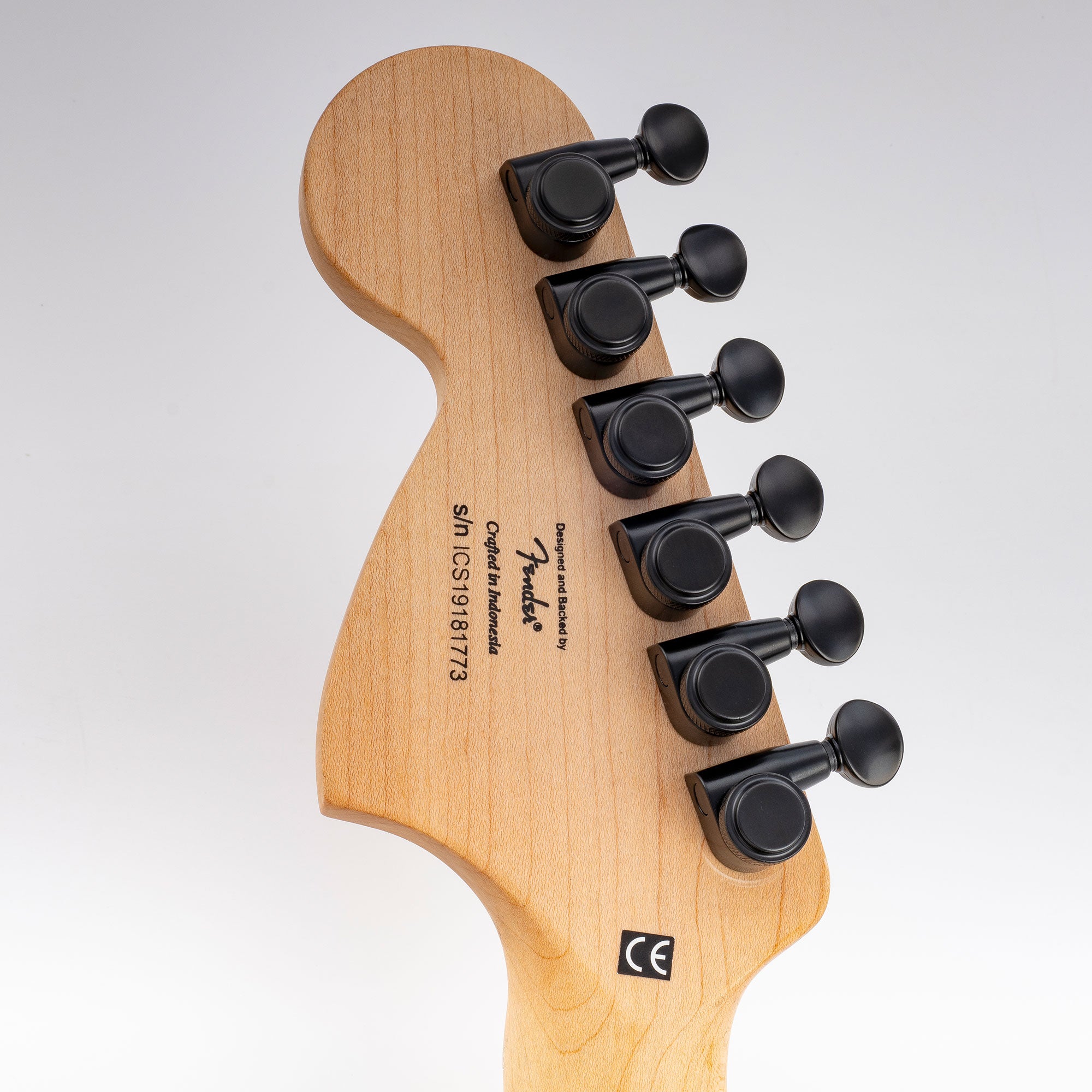 Musiclily Pro R18T-32 mécaniques à blocage 6 en ligne 18:1 à 2 broches, clés et mécaniques d'accordage pour guitare électrique style Squier Strat Tele