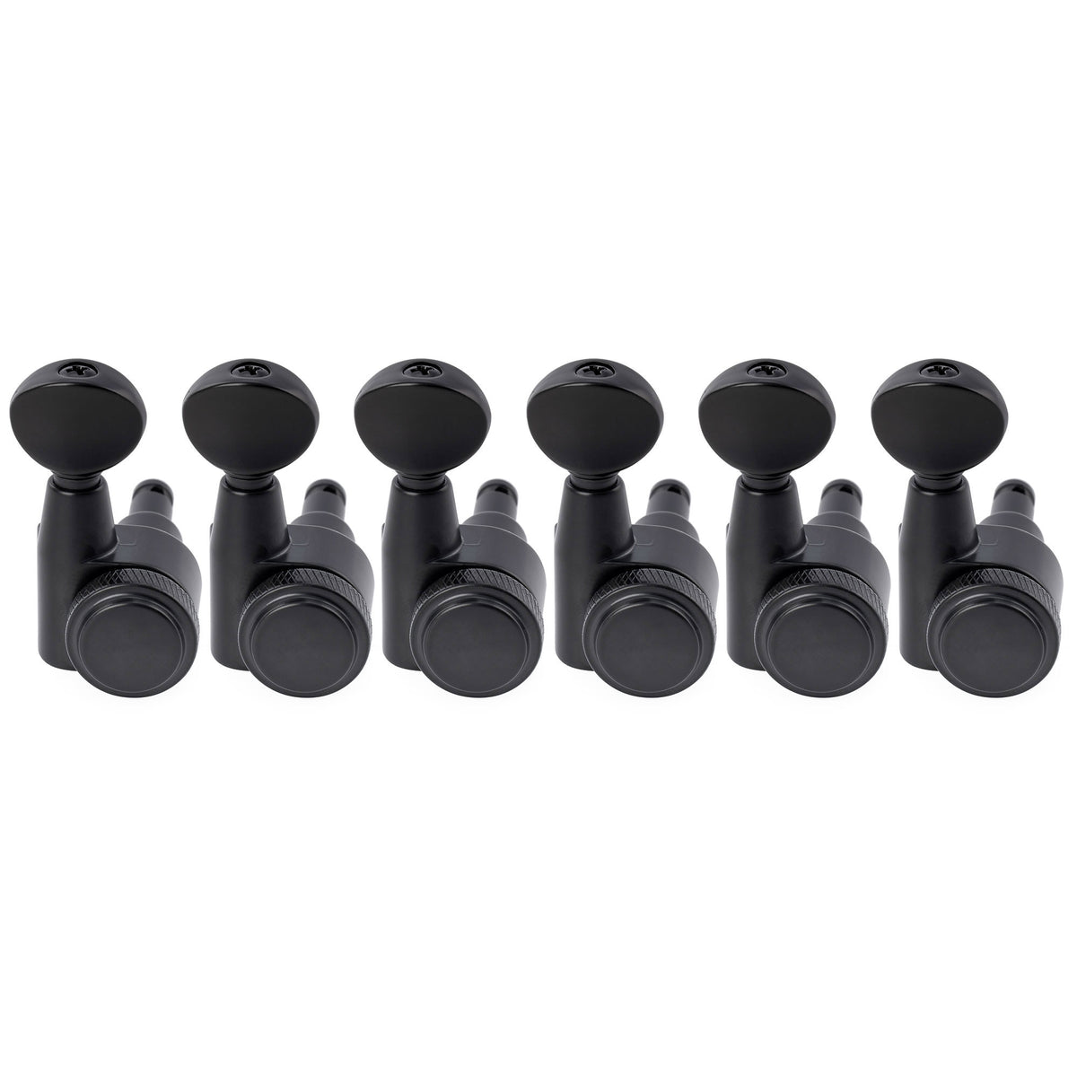 Musiclily Pro R18T-32 mécaniques à blocage 6 en ligne 18:1 à 2 broches, clés et mécaniques d'accordage pour guitare électrique style Squier Strat Tele
