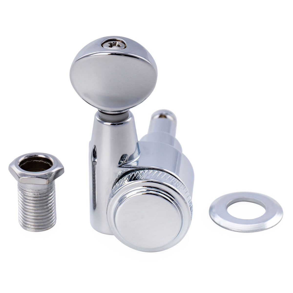 Musiclily Pro R18T-32 mécaniques à blocage 6 en ligne 18:1 à 2 broches, clés et mécaniques d'accordage pour guitare électrique style Squier Strat Tele