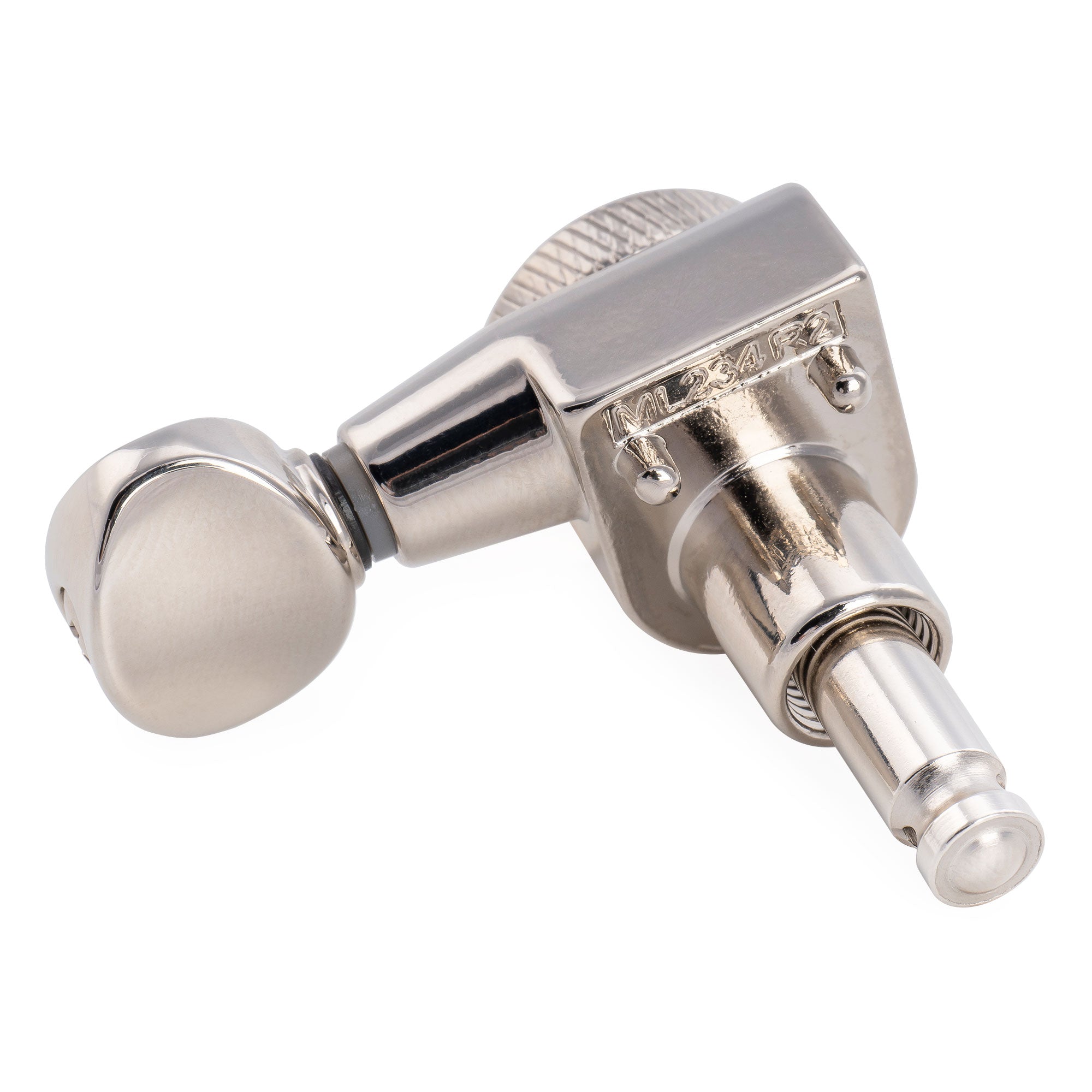 Musiclily Pro R18T-32 mécaniques à blocage 6 en ligne 18:1 à 2 broches, clés et mécaniques d'accordage pour guitare électrique style Squier Strat Tele