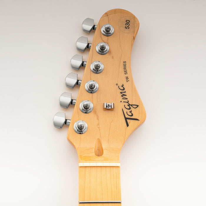 Musiclily Pro R18K-17 6-in-line 18:1 Ratio Full Sealed Machine Heads Tuners Tuning Pegs Keys with Hex Button for Strat Tele Style Electric Guitar