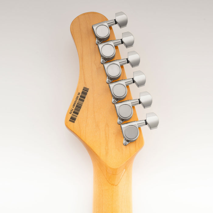 Musiclily Pro R18K-17 Single 18:1 Ratio Full Sealed Machine Head Bass Side Tuner Tuning Peg Key with Hex Button for Strat Tele Style Electric Guitar