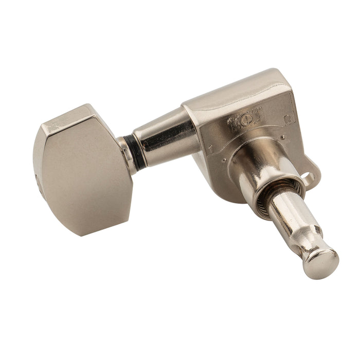 Musiclily Pro R18K-18 Single 18:1 Ratio Full Sealed Machine Head Bass Side Tuner Tuning Peg Key with Big Hex Button for Acoustic Electric Guitar