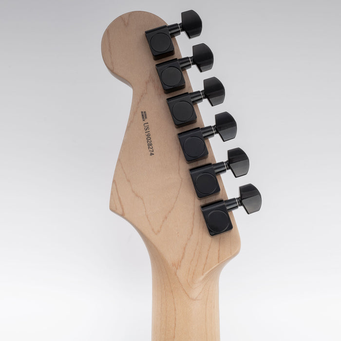 Musiclily Pro R18K-20 Single 18:1 Ratio 2-Pin Full Sealed Guitar Tuner Bass Side 19mm Post Machine Head Tuning Peg Key with Hex Button for Fender Strat Tele Style Electric Guitar