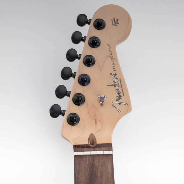 Musiclily Pro R18K-22 Single 18:1 Ratio 2-Pin Full Sealed Guitar Tuner Bass Side 19mm Post Machine Head Tuning Peg Key with Vintage Oval Button for Fender Strat Tele Style Electric Guitar