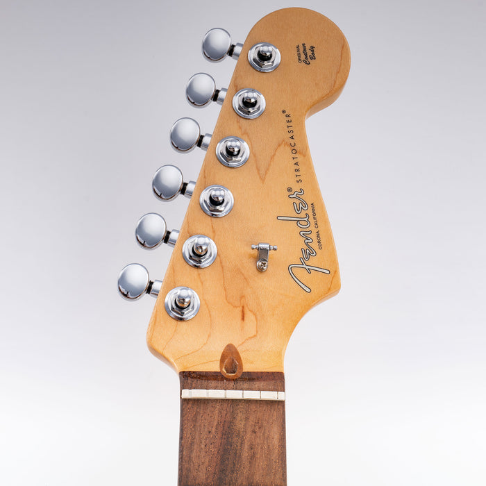 Musiclily Pro R18K-22 6-in-line 18:1 Ratio 2-Pin Full Sealed Staggered Guitar Tuners Machine Heads Tuning Pegs Keys with Vintage Oval Button for Fender Strat Tele Style Electric Guitar