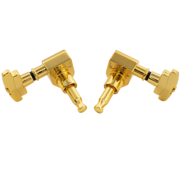Musiclily Pro R18K-23 3R3L 18:1 Ratio Full Sealed Machine Heads Tuners Tuning Pegs Keys with GR-Style Button for Acoustic Electric Guitar