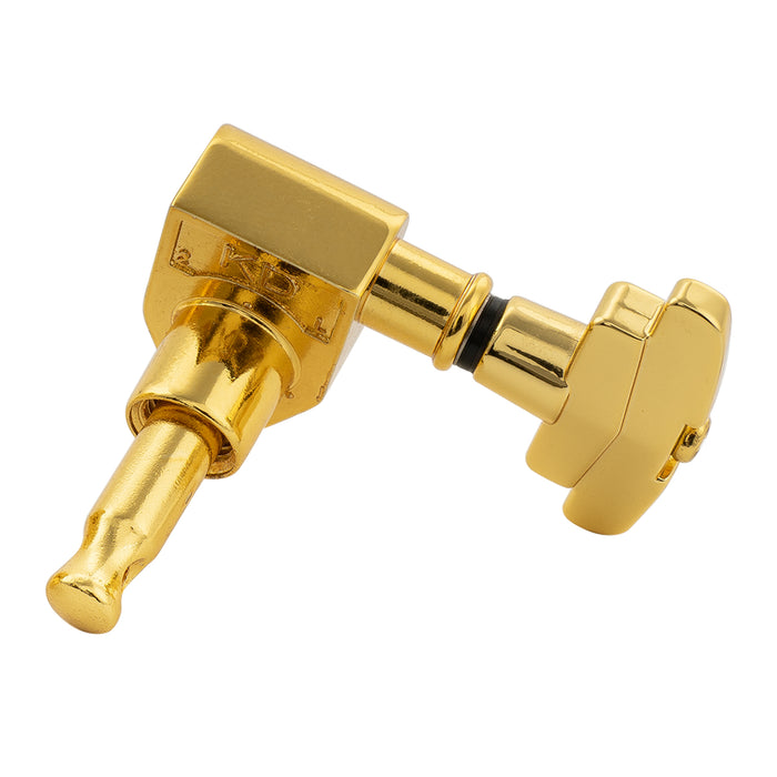 Musiclily Pro R18K-23 Single 18:1 Ratio Full Sealed Machine Head Treble Side Tuner Tuning Peg Key with GR-Style Button for Acoustic Electric Guitar