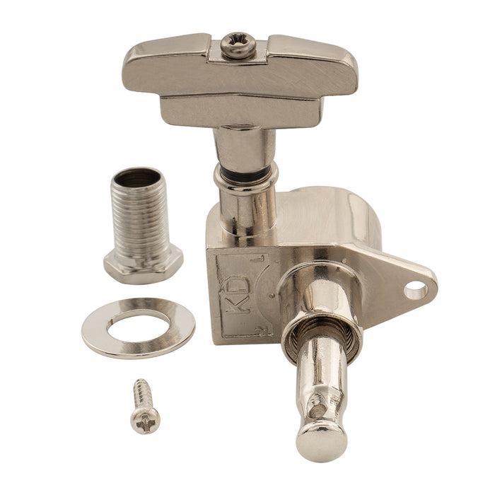 Musiclily Pro R18K-23 Single 18:1 Ratio Full Sealed Machine Head Treble Side Tuner Tuning Peg Key with GR-Style Button for Acoustic Electric Guitar