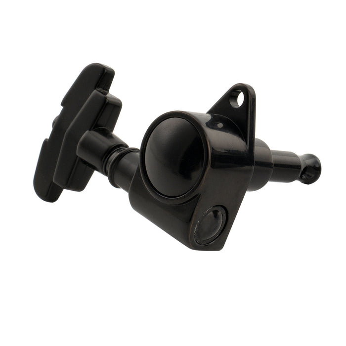 Musiclily Pro R18K-23 Single 18:1 Ratio Full Sealed Machine Head Bass Side Tuner Tuning Peg Key with GR-Style Button for Acoustic Electric Guitar
