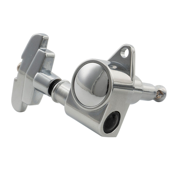 Musiclily Pro R18K-23 Single 18:1 Ratio Full Sealed Machine Head Bass Side Tuner Tuning Peg Key with GR-Style Button for Acoustic Electric Guitar