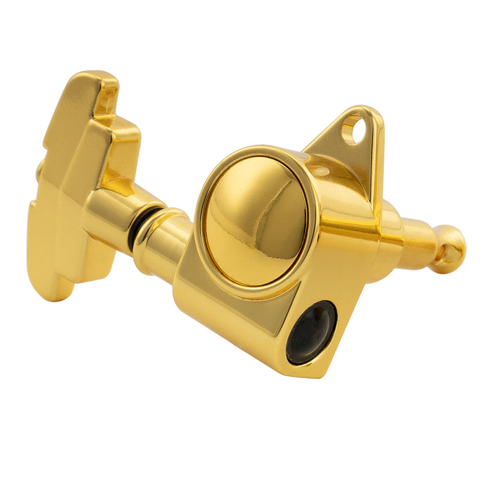 Musiclily Pro R18K-23 Single 18:1 Ratio Full Sealed Machine Head Bass Side Tuner Tuning Peg Key with GR-Style Button for Acoustic Electric Guitar