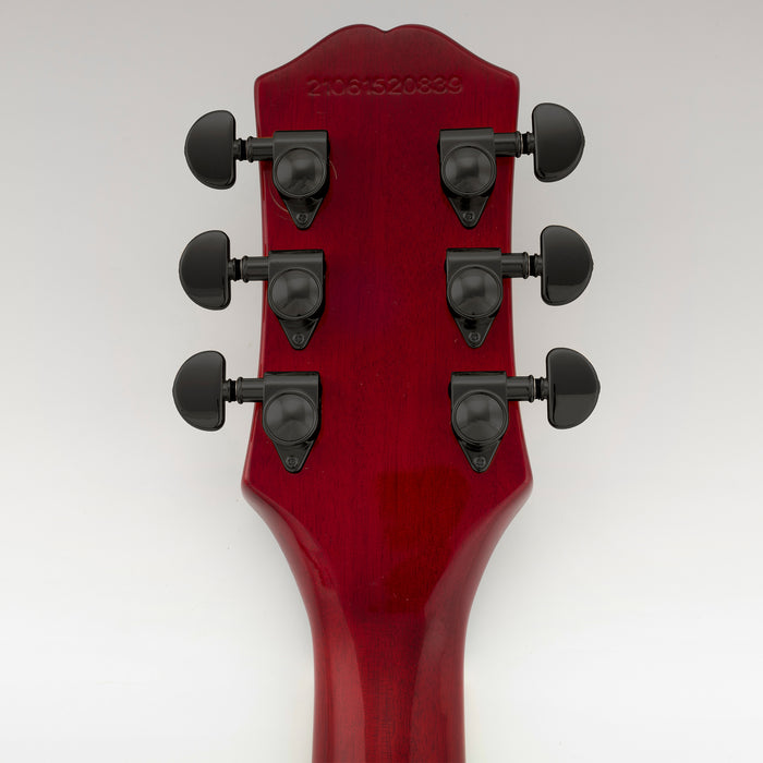 Musiclily Pro R18K-24 Single 18:1 Ratio Full Sealed Machine Head Treble Side Tuner Tuning Peg Key with Half Moon Button for Acoustic Electric Guitar