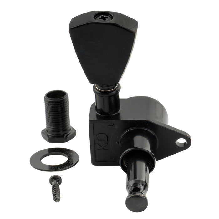 Musiclily Pro R18K Single 18:1 Ratio Full Sealed Machine Head Treble Side Tuner Tuning Peg Key with Keystone Button for Acoustic Electric Guitar
