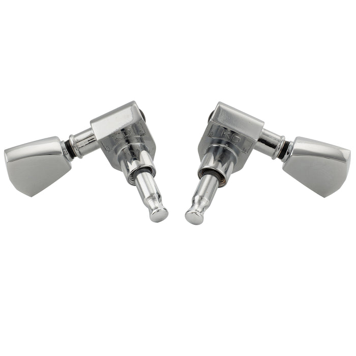 Musiclily Pro R18K-25 3R3L 18:1 Ratio Full Sealed Machine Heads Tuners Tuning Pegs Keys with Keystone Button for Acoustic Electric Guitar