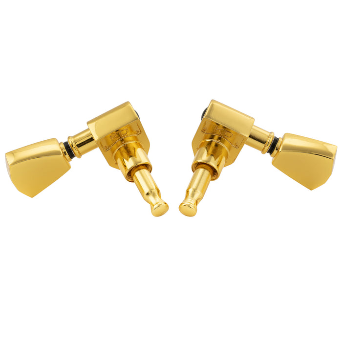 Musiclily Pro R18K-25 3R3L 18:1 Ratio Full Sealed Machine Heads Tuners Tuning Pegs Keys with Keystone Button for Acoustic Electric Guitar