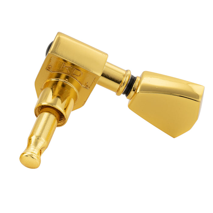 Musiclily Pro R18K Single 18:1 Ratio Full Sealed Machine Head Treble Side Tuner Tuning Peg Key with Keystone Button for Acoustic Electric Guitar