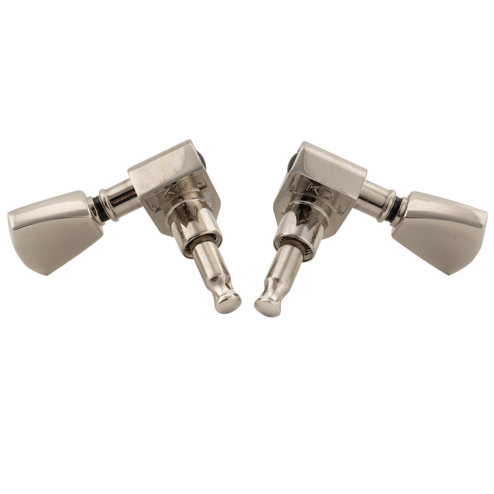 Musiclily Pro R18K-25 3R3L 18:1 Ratio Full Sealed Machine Heads Tuners Tuning Pegs Keys with Keystone Button for Acoustic Electric Guitar